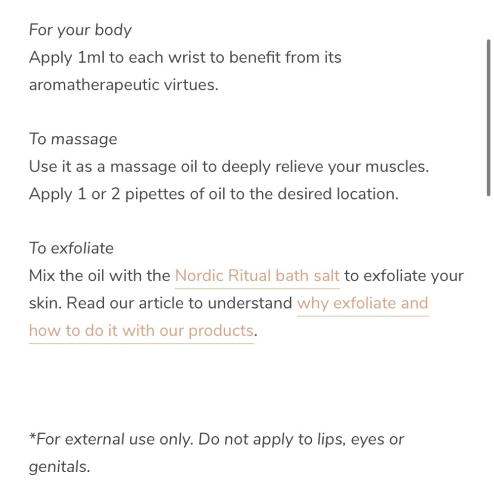 Selv Rituel •Le Rituel Nordique - Bath and body oil - Picture 3 of 7